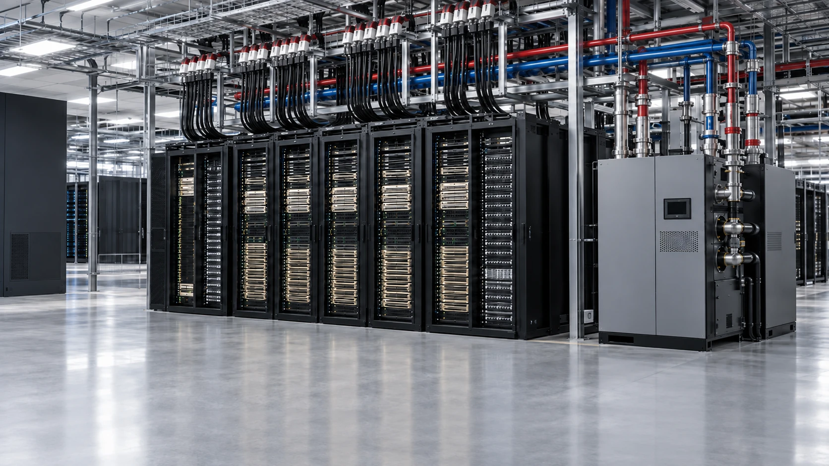 AI-compute-, netwerk- en opslagsystemen gepland binnen een ModFlex-faciliteit