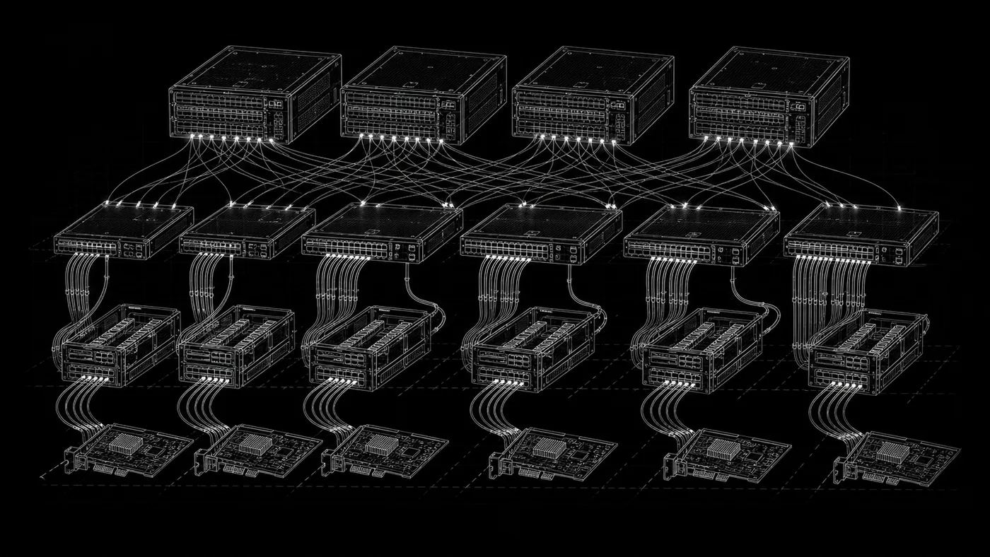 Technical blueprint of a high-speed AI cluster network fabric